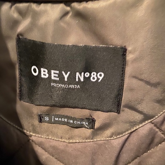 OBEY NO 89 green jacket - Picture 2 of 3